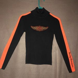 Harley Davidson ribbed Long Sleeve shirt sweater